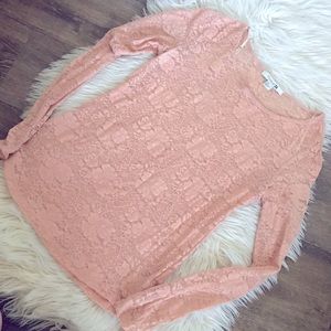 Lace Long Sleeve Top